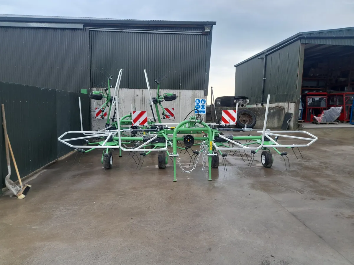New Samasz 4 rotor tedder,  finance available - Image 4