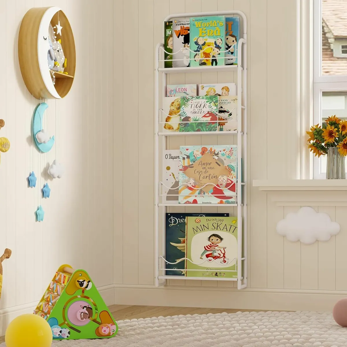 Kids Bookcase Wall Shelf  Bookshelf Storage rack - Image 2