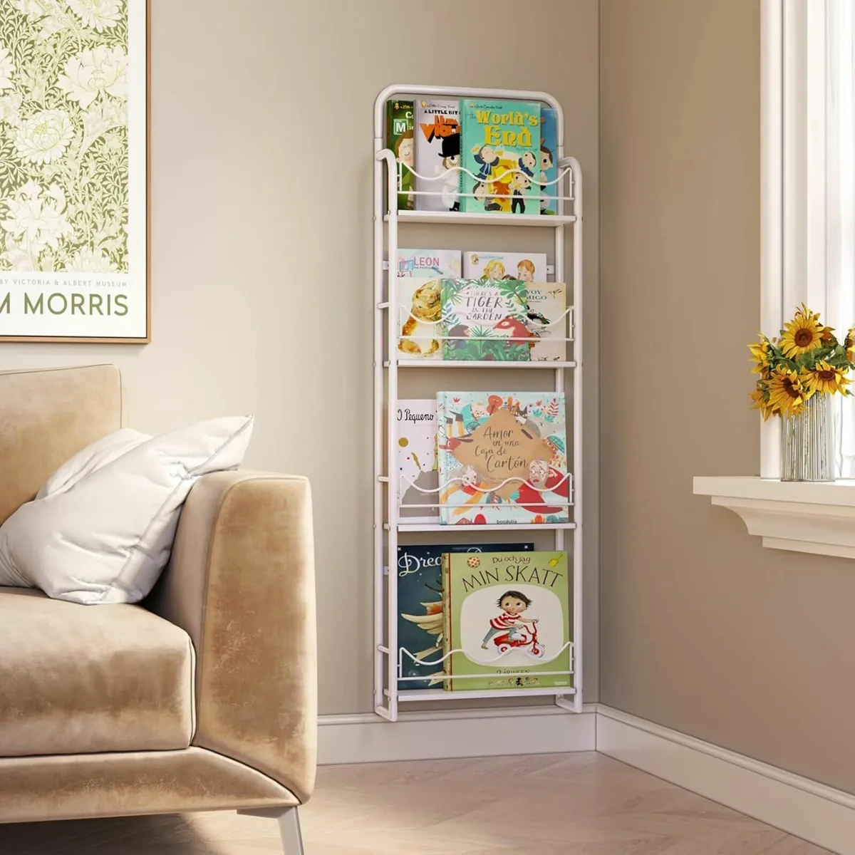 Kids Bookcase Wall Shelf  Bookshelf Storage rack - Image 1