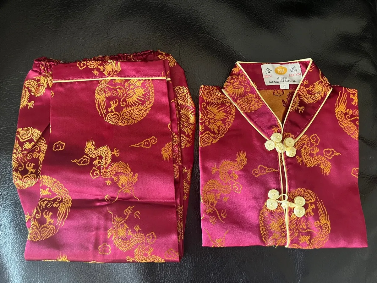 Chinese Baby Silk Suit Set - Image 1