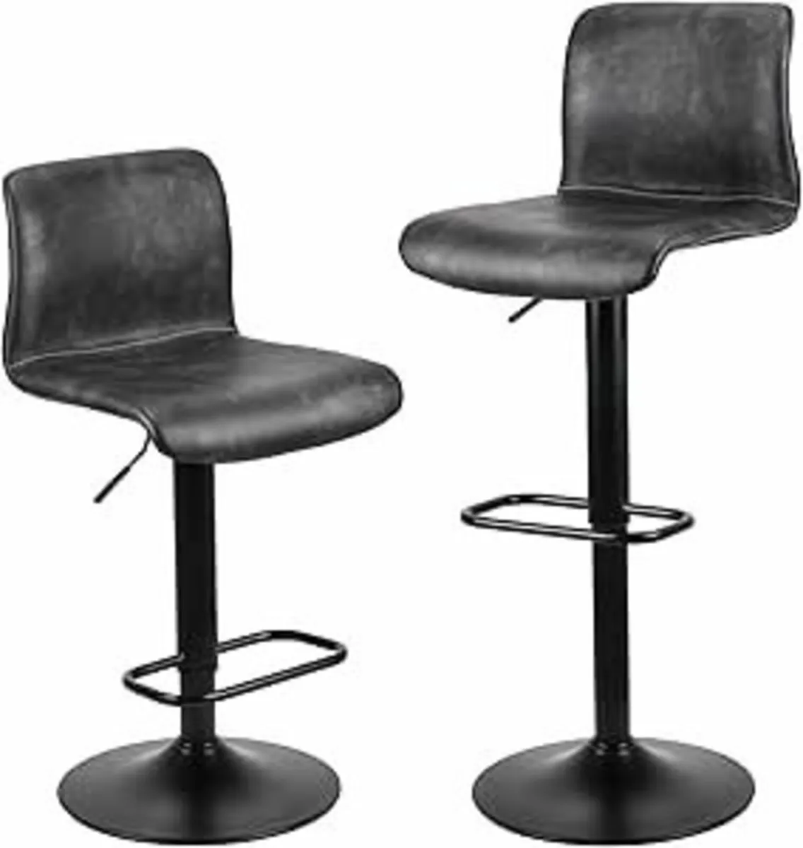 Swivel Bar Stools Set of 2 Counter Dining chair - Image 2