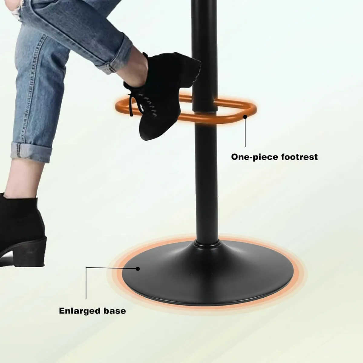Swivel Bar Stools Set of 2  Counter Dining table - Image 3
