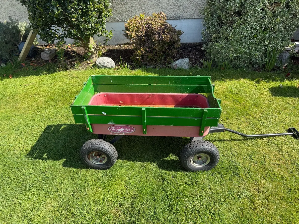 Kids Trolly  & Hen weather vane - Image 2