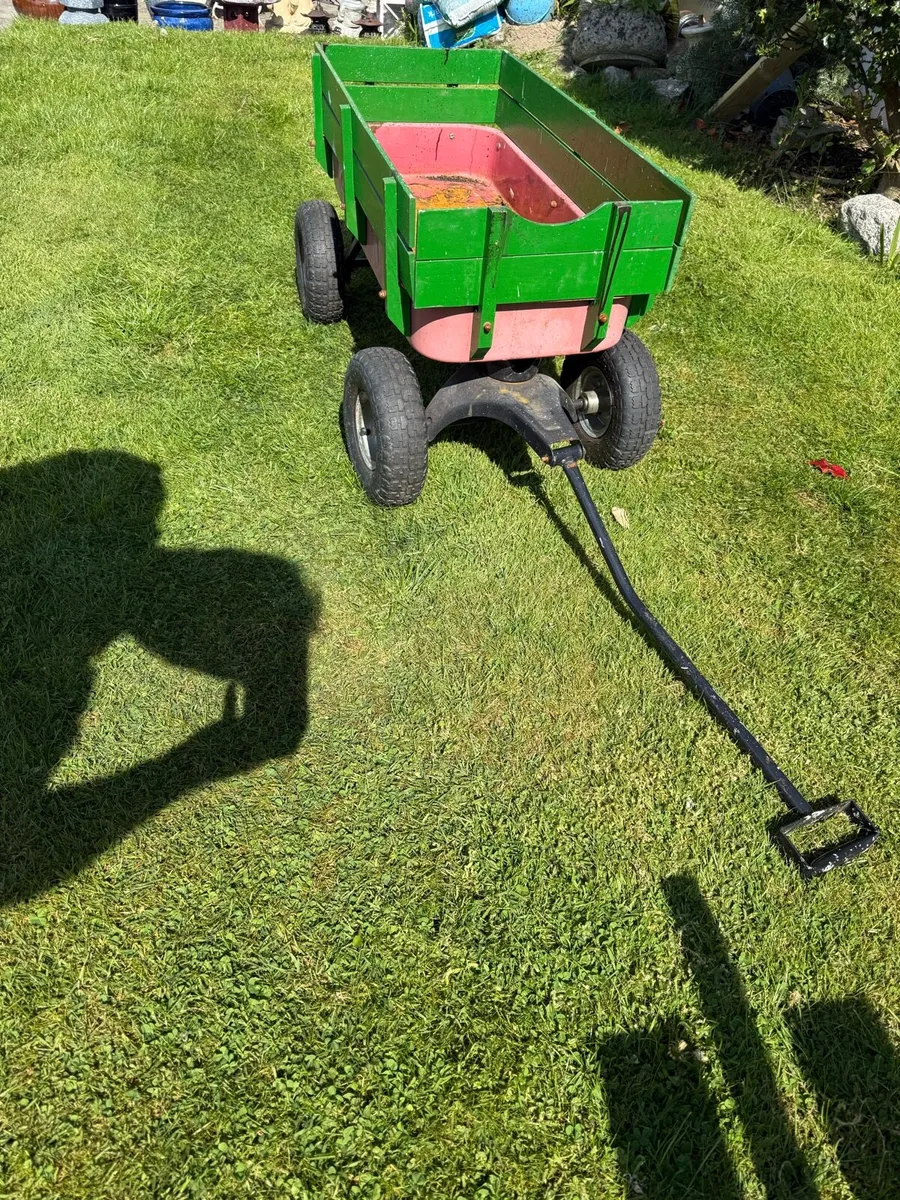 Kids Trolly  & Hen weather vane - Image 3