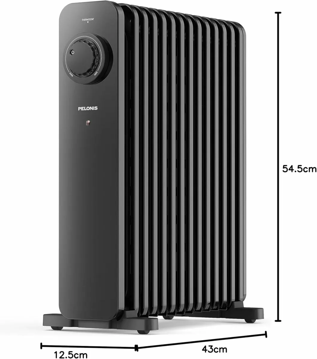 Oil Filled Radiator 2500W Silent Space Heater - Image 2