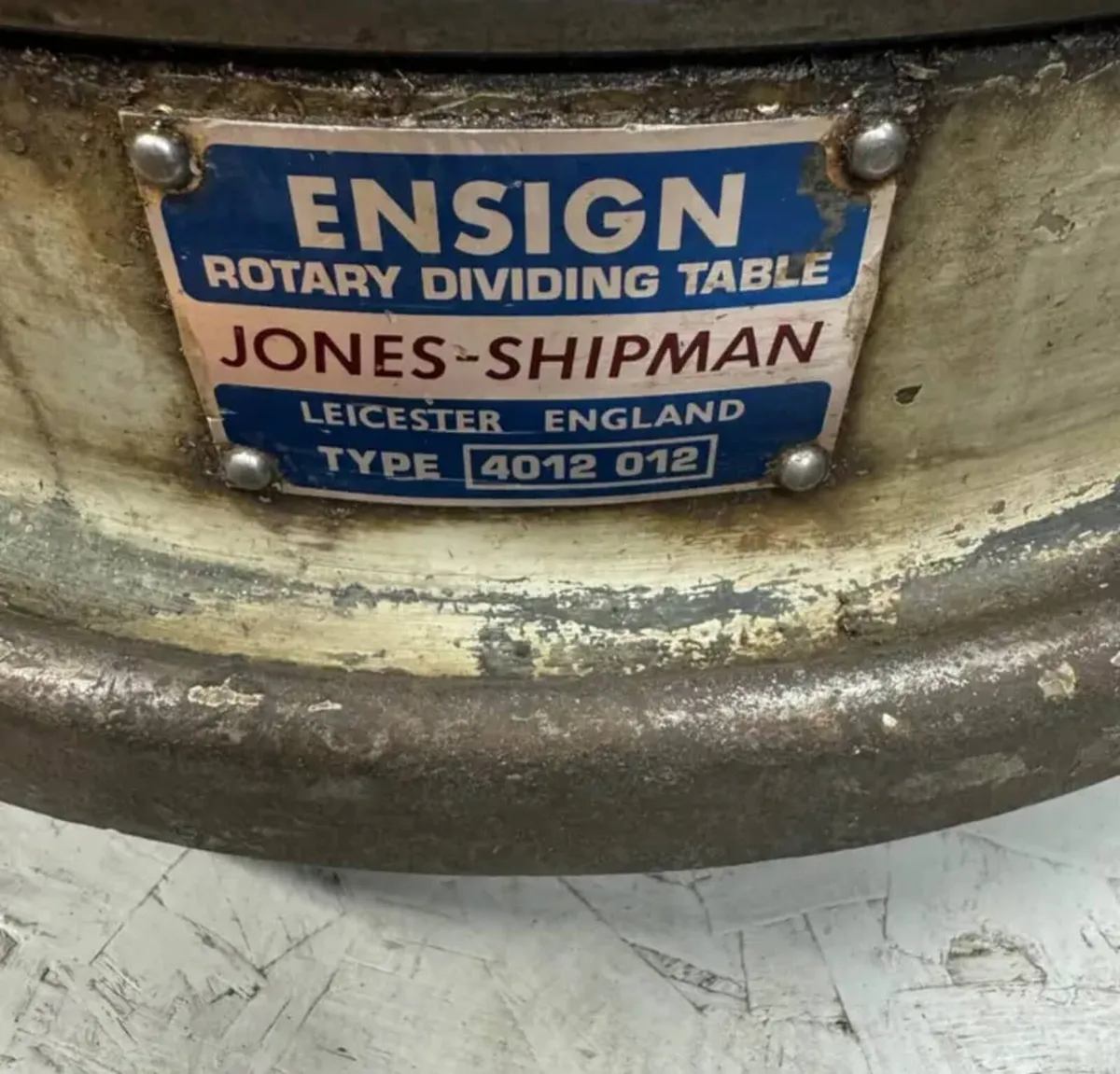 Jones & Shipman 12” Rotary Table - Image 2