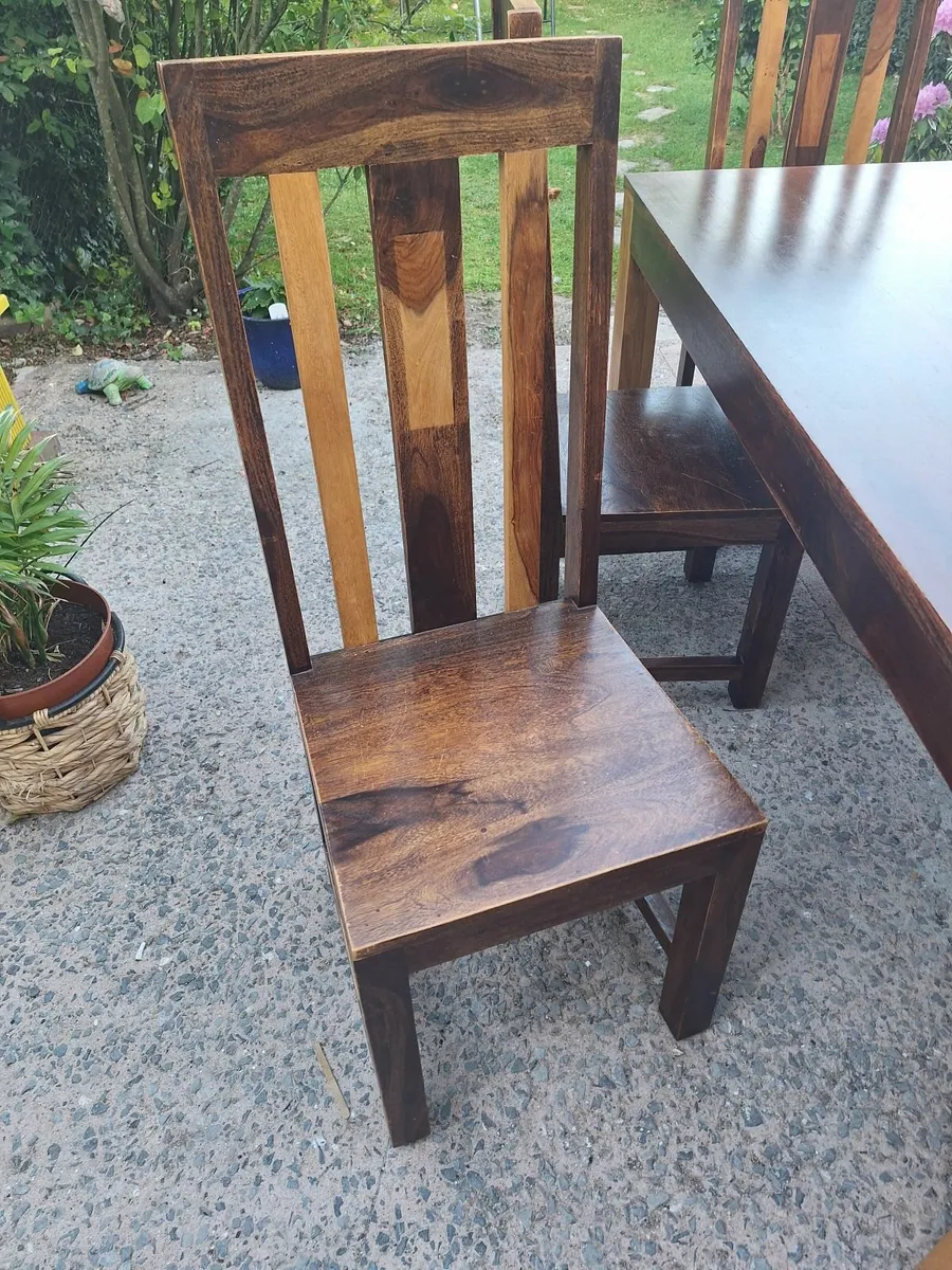 Dinner table and chairs - Image 4