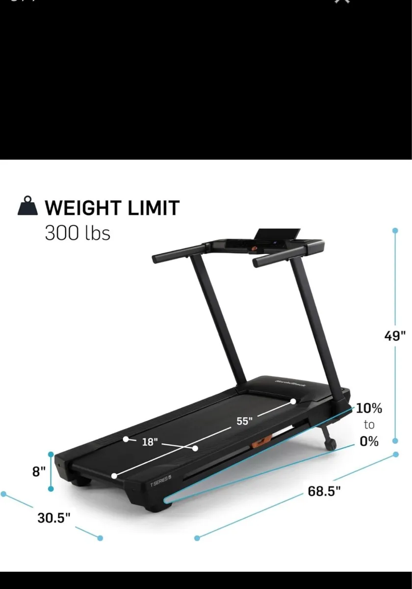 Nordic track 5.5 s treadmill