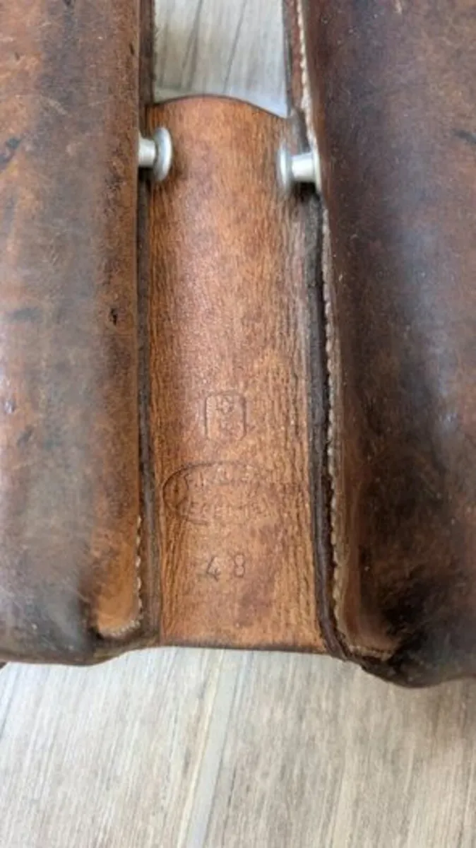WWII-Era Leather Ammo Pouch - Image 4