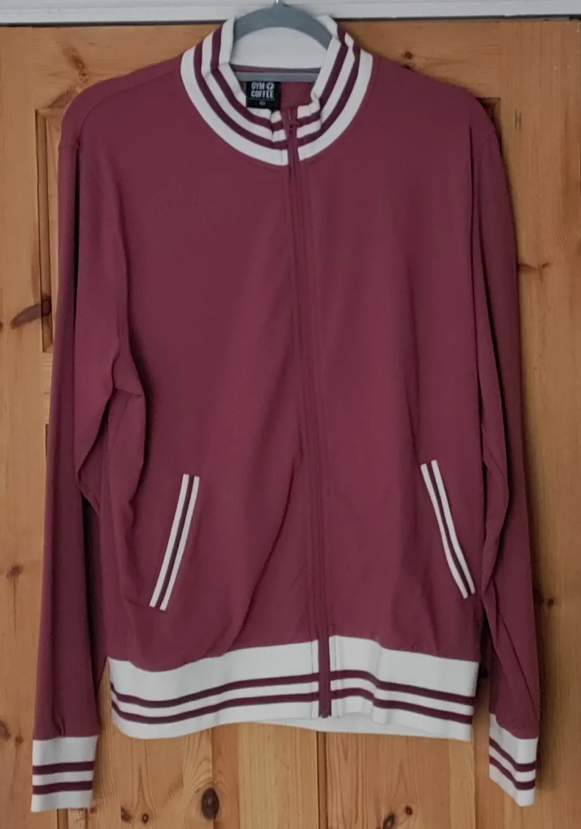 Gym+Coffee Track Top XL New - Image 1