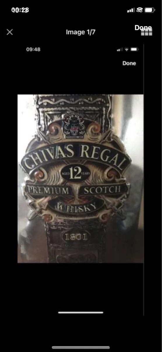 Vintage Chivas Regal Metal Box - Image 1
