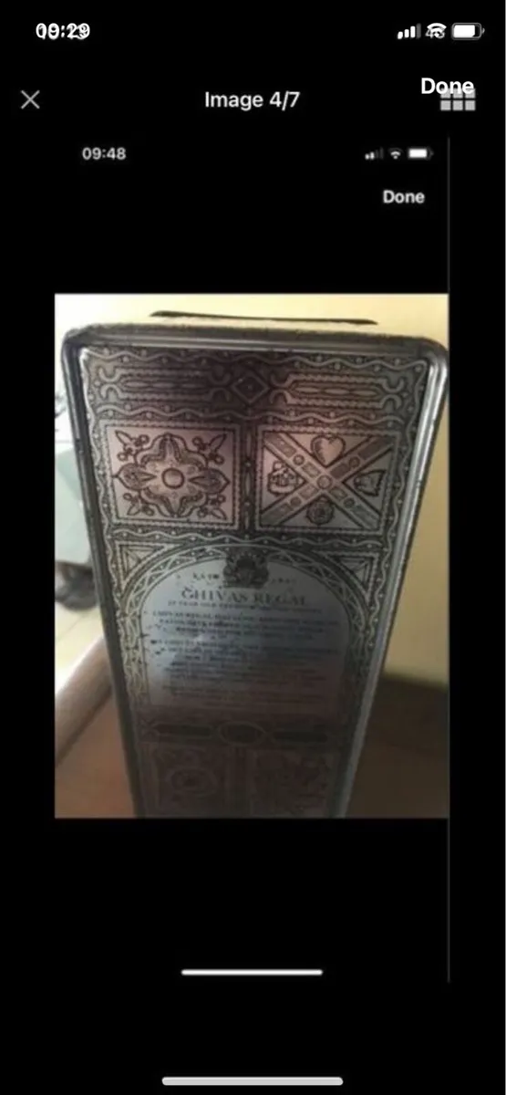 Vintage Chivas Regal Metal Box - Image 4