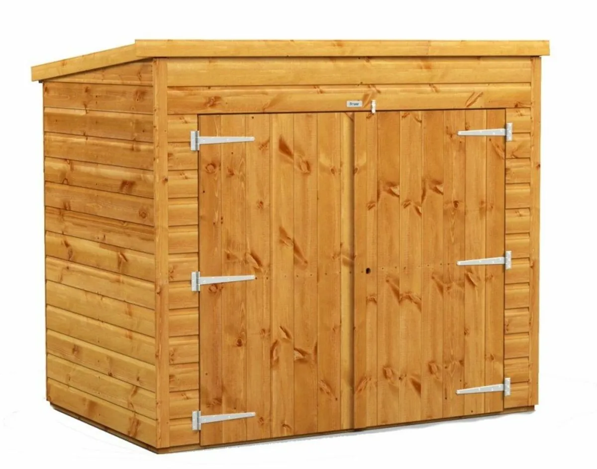 6×4 Coola Pent Bike Utility Shed - Image 3