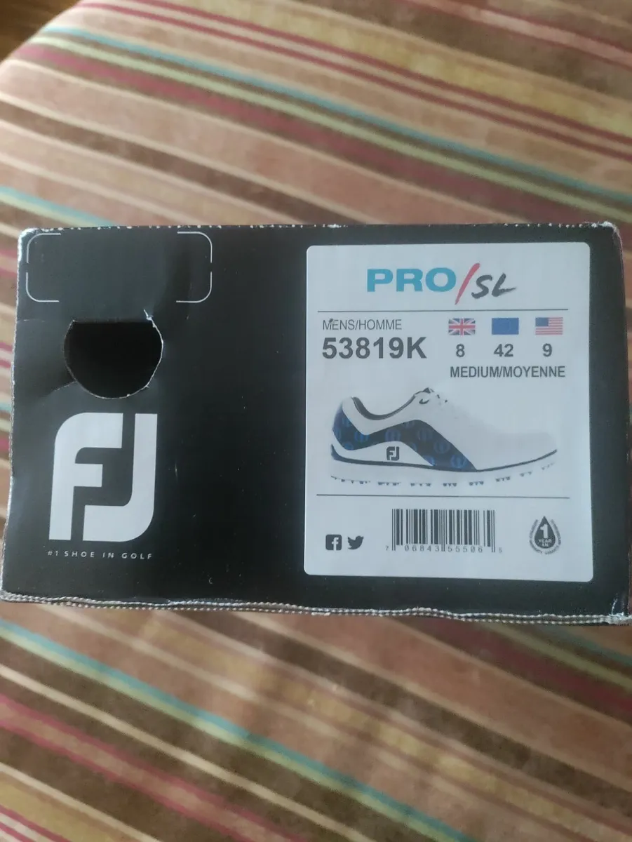 Footjoy Pro SL Ltd Edt British Open 8uk New - Image 3