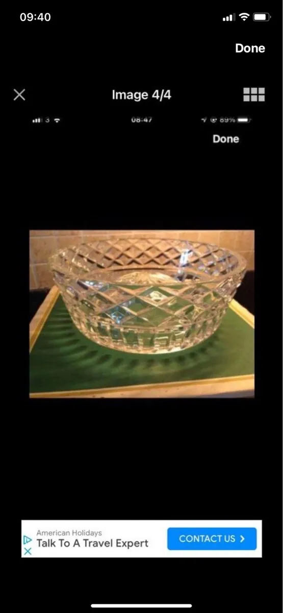 Vintage Galway Crystal Bowl - Image 4