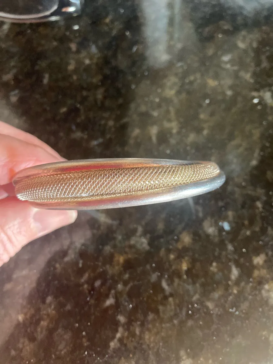 Sterling silver cuff bangle - Image 3