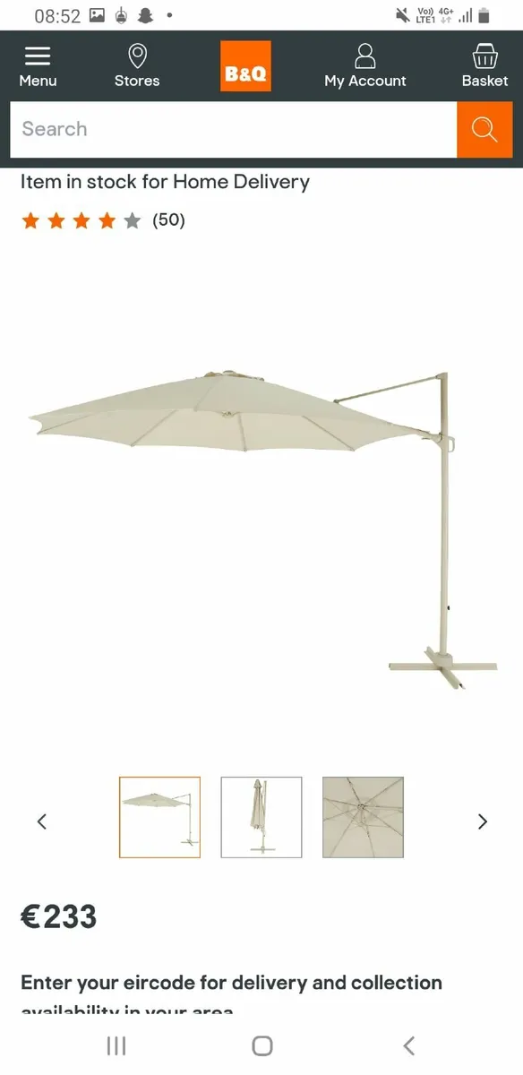 Parasol / garden canopy - Image 1
