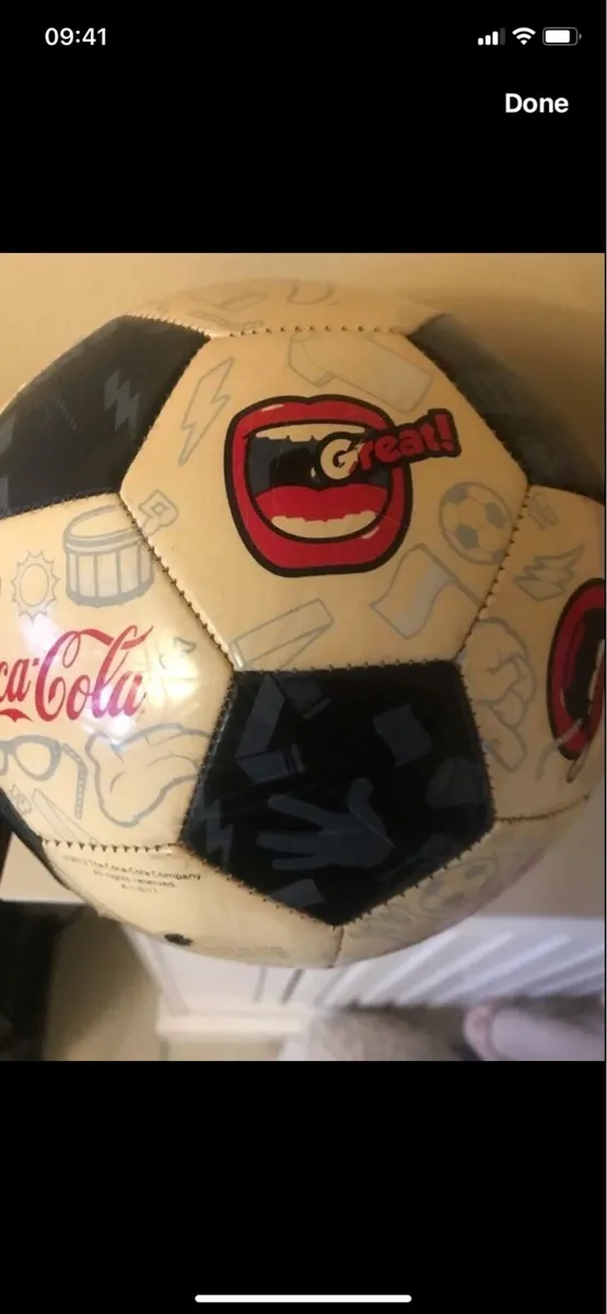 Coca Cola Multi Illustration Football - Image 2