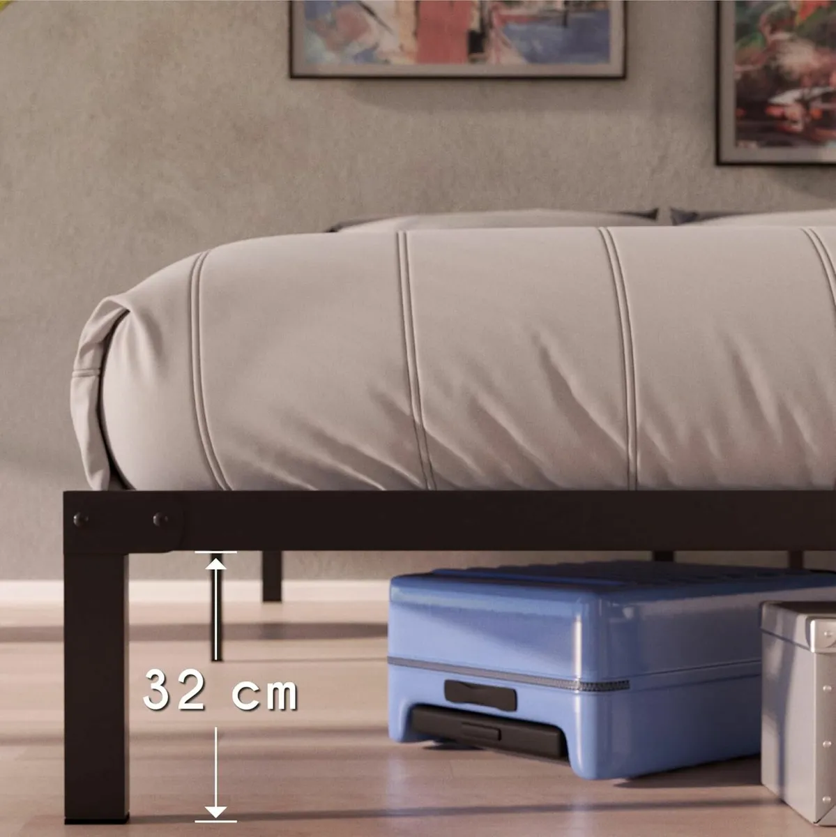 Super King Bed Frames Metal 180x200 Easy Assembly - Image 4