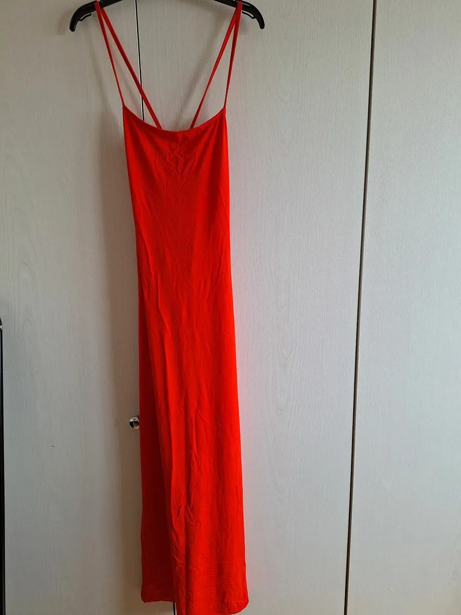 NEW red maxi dress size small - Image 1
