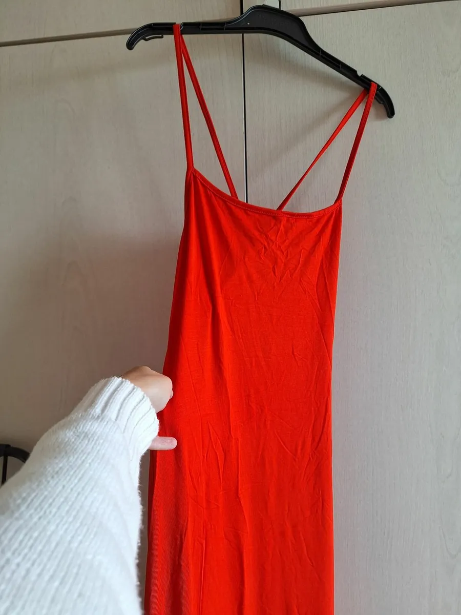 NEW red maxi dress size small - Image 2