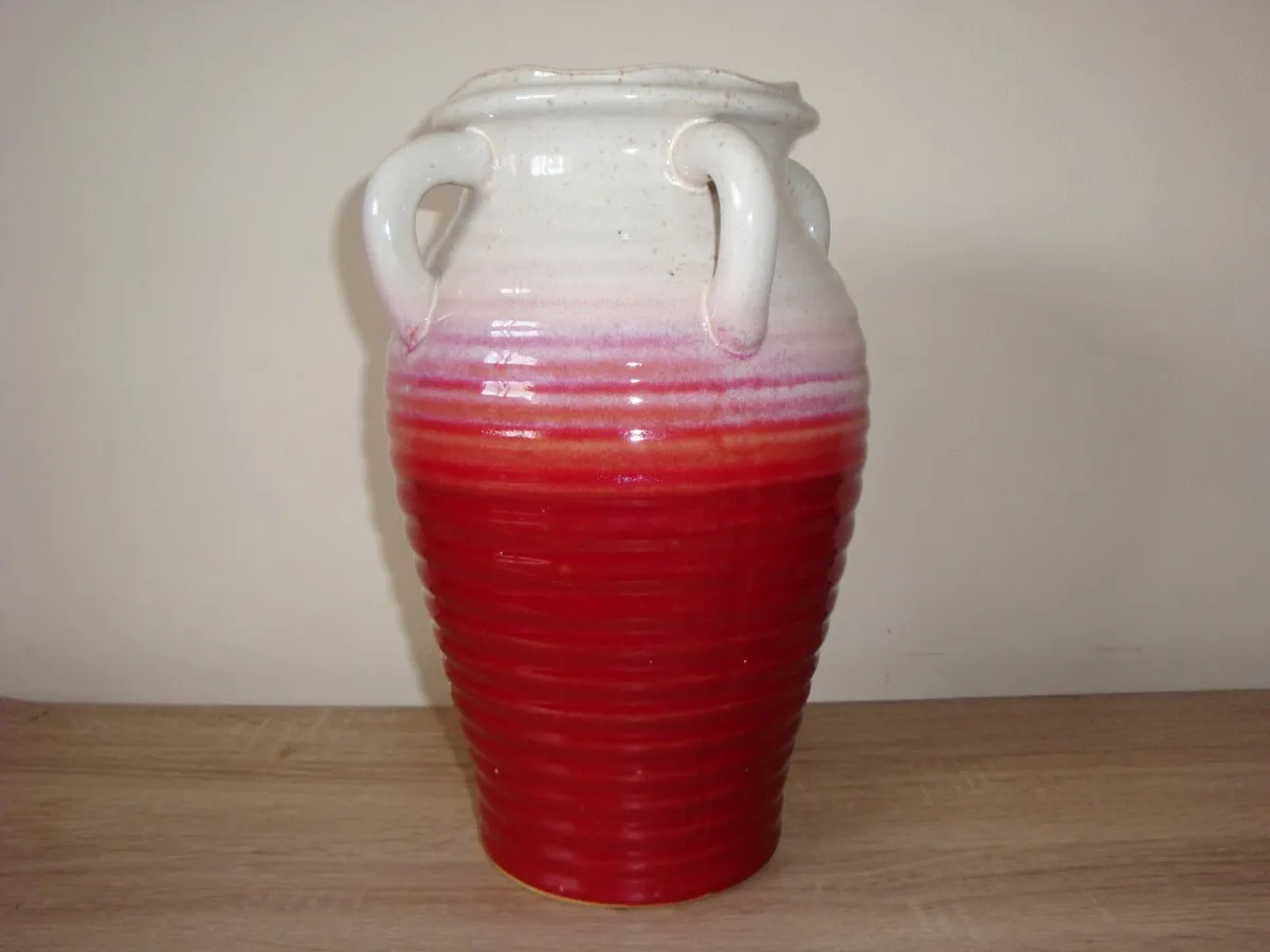 Ceramic vase with handles H30cm - Image 1