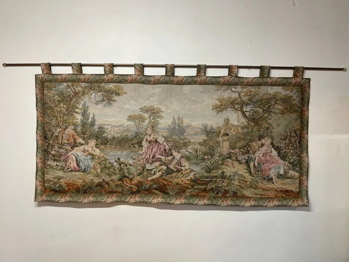A Beautiful Vintage French Tapestry. - Image 1