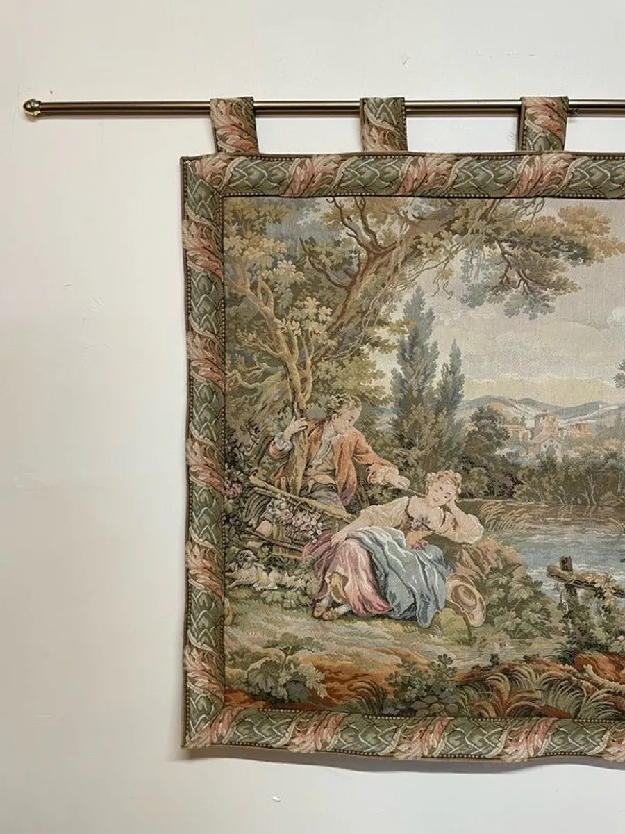 A Beautiful Vintage French Tapestry. - Image 2