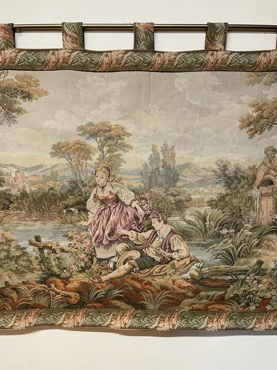 A Beautiful Vintage French Tapestry. - Image 3