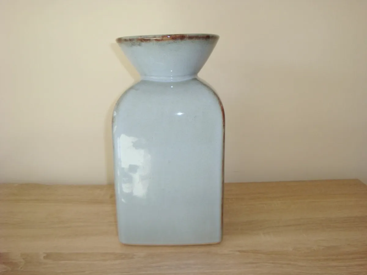 Large ceramic vase duck egg BLUE - Image 2