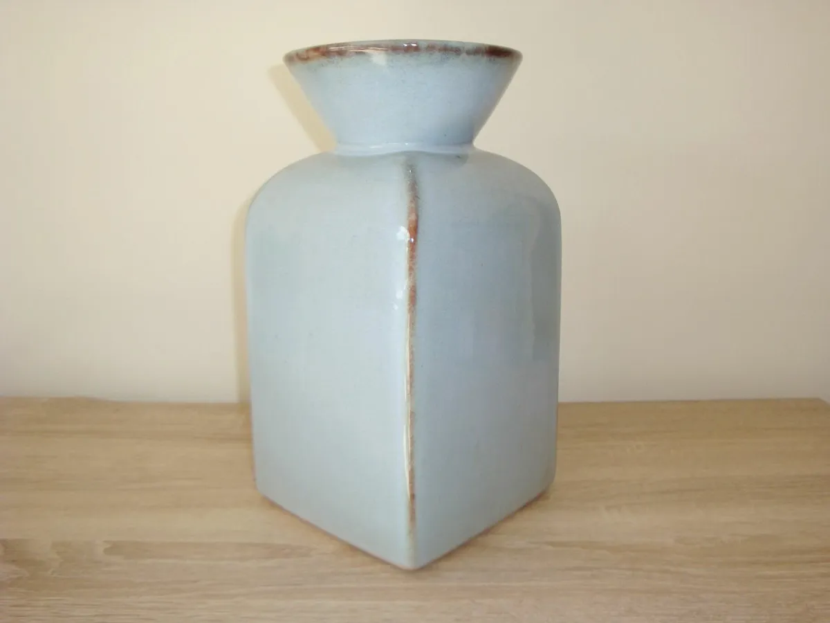 Large ceramic vase duck egg BLUE - Image 1