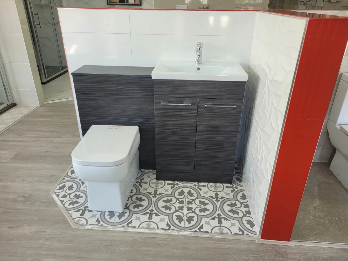 Bathroom vanity + Toilet