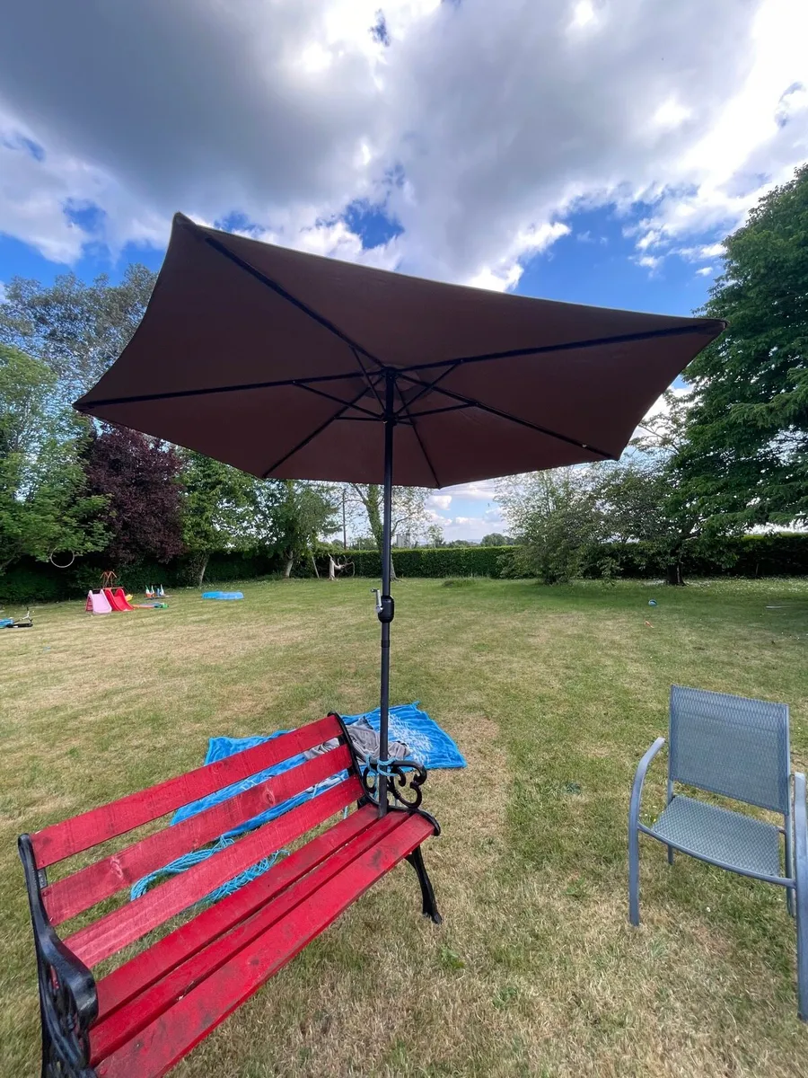Parasol (sun umbrella). Used 1 time only - Image 2