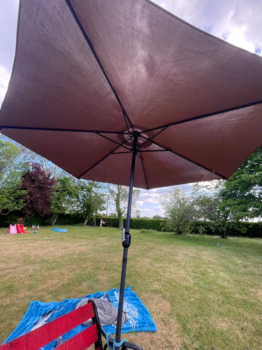 Parasol (sun umbrella). Used 1 time only - Image 3