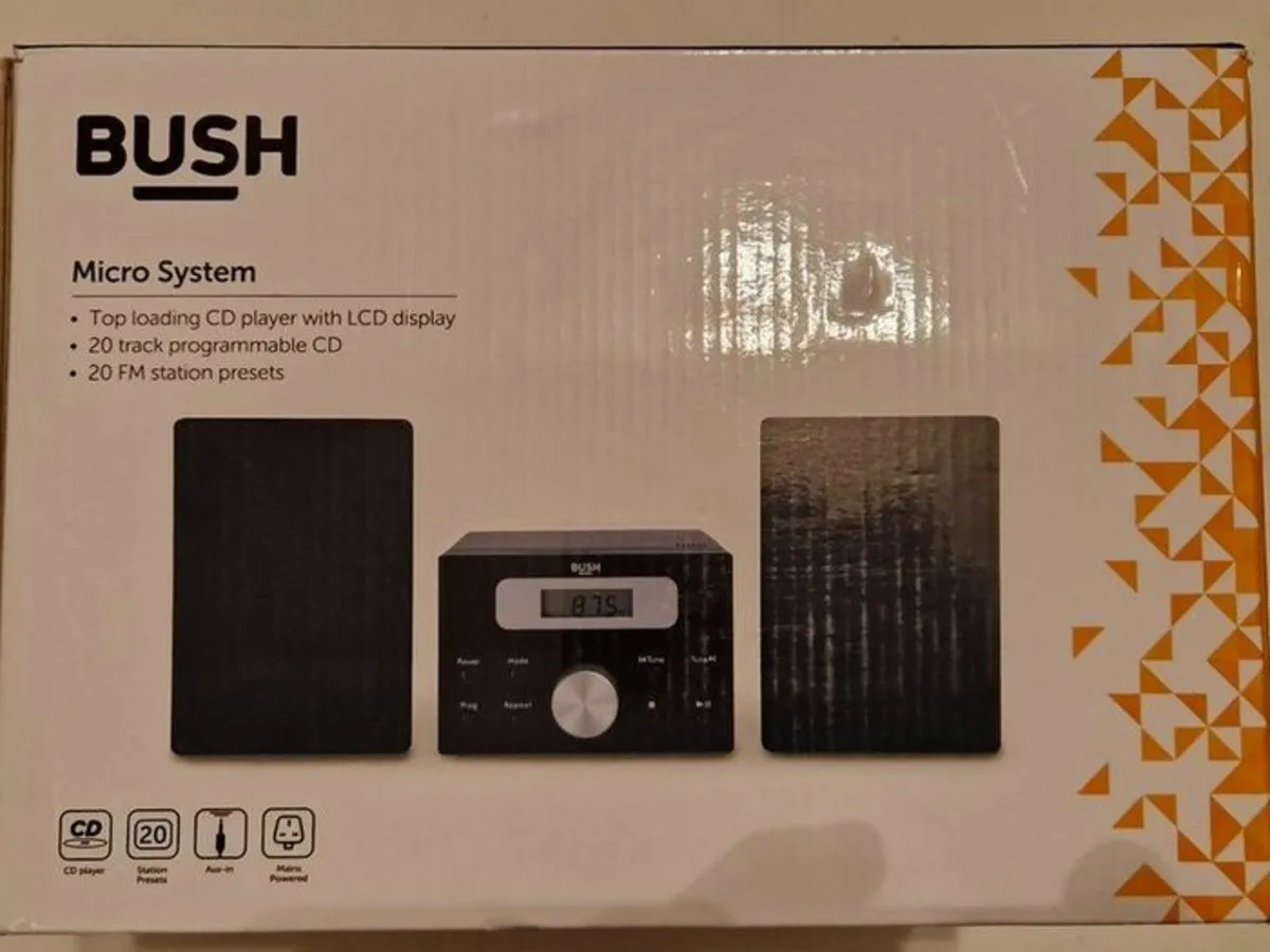 Bush Micro Music System, New in Box, Never Used - Image 1