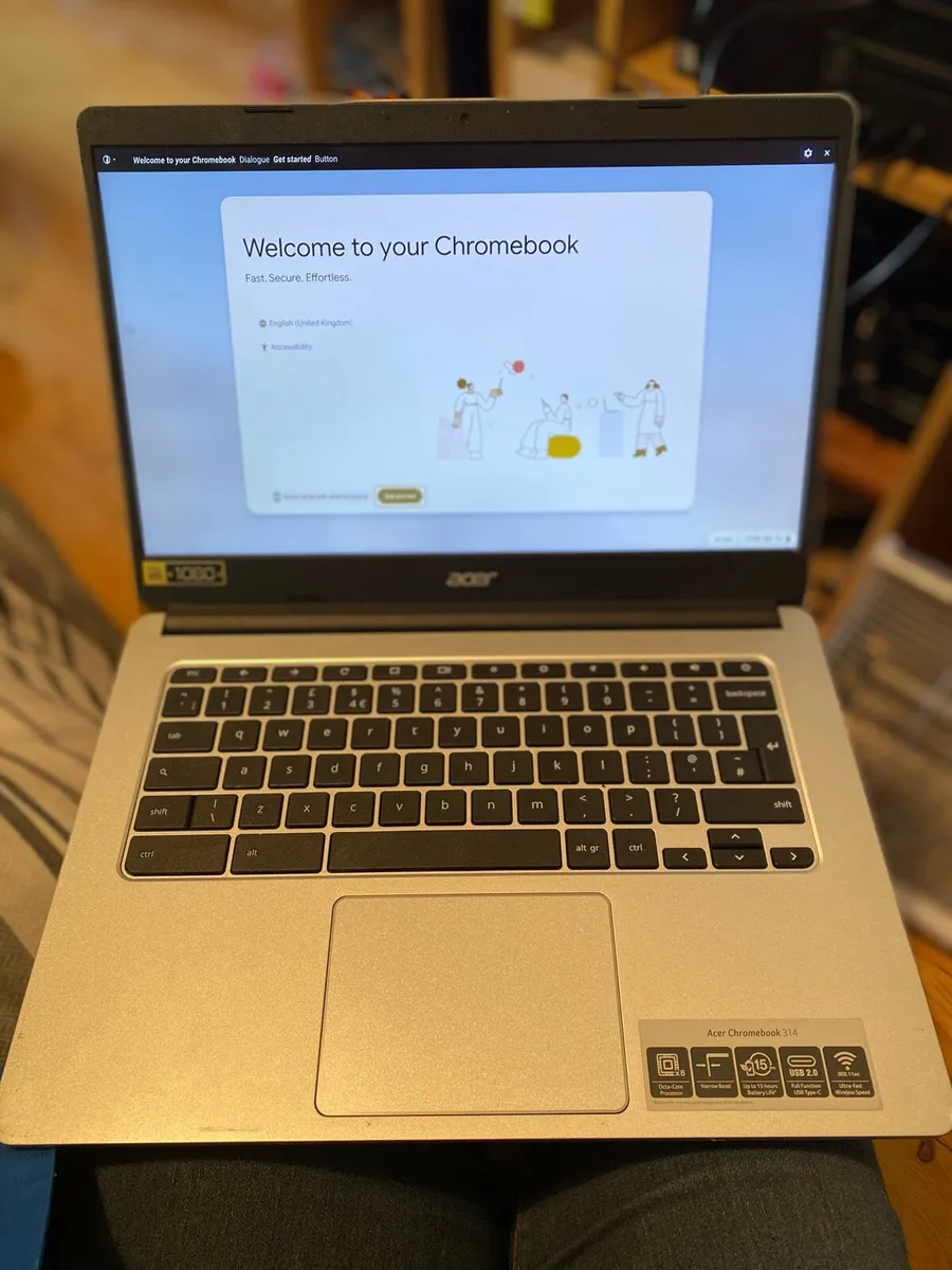 Acer Chromebook 314, Full HD, 14 inch screen, USB, - Image 1