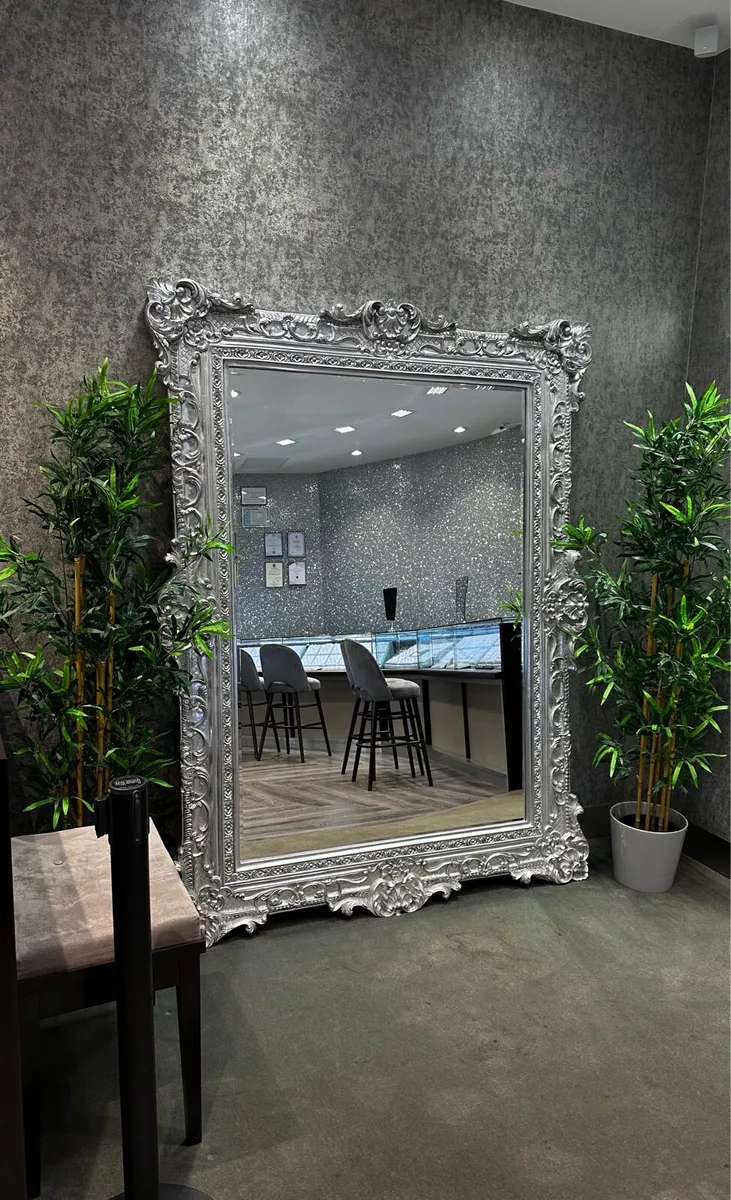 Antique style large mirror