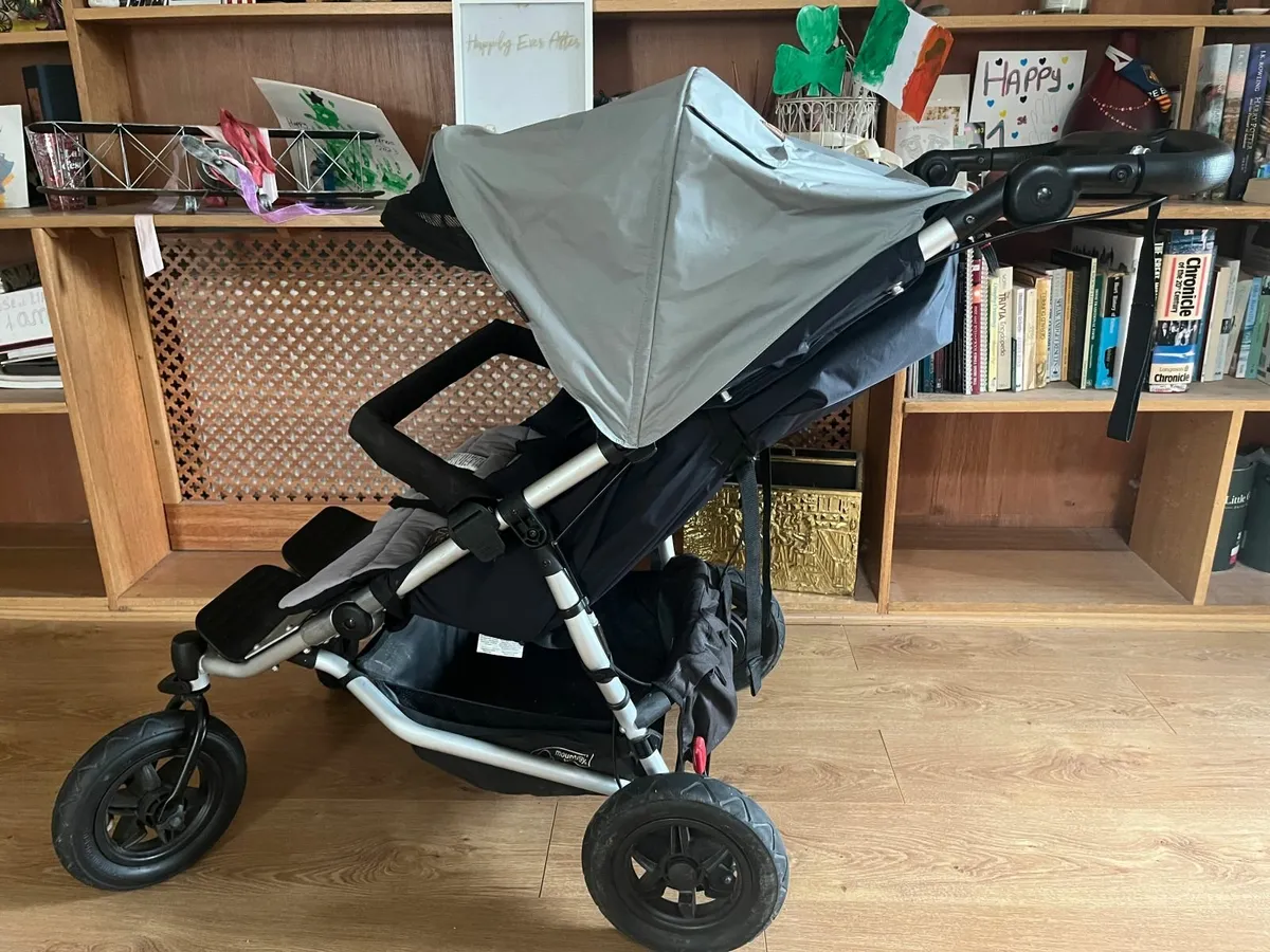 twins buggy/pram/pushchair- Mountain Buggy Duet - Image 3