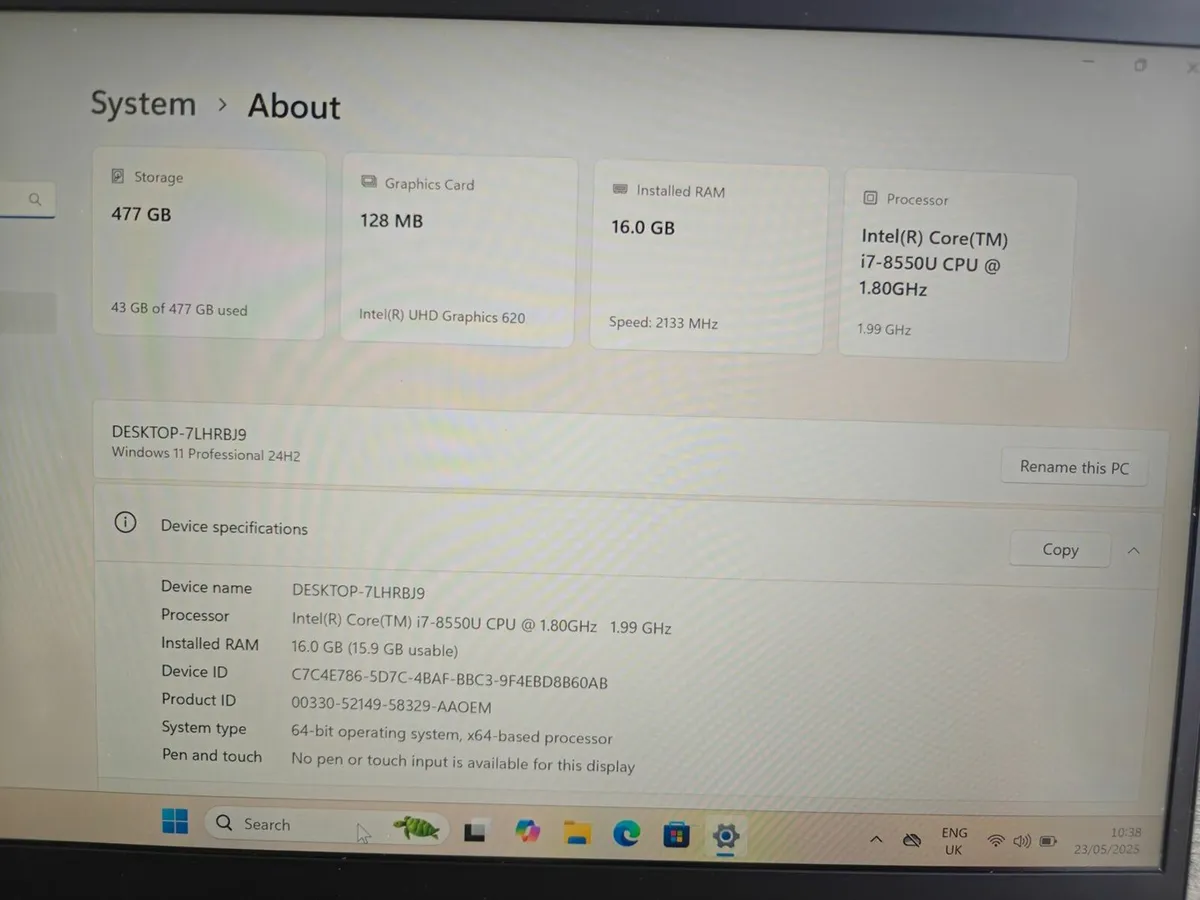 Lenovo X1 Carbon | i7 | 16GB | 512GB | 14" FHD | - Image 4