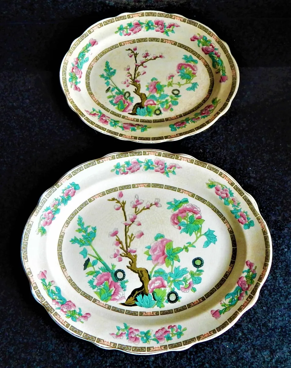 2 Staffordshire Lord Nelson Ware Platters - Image 2