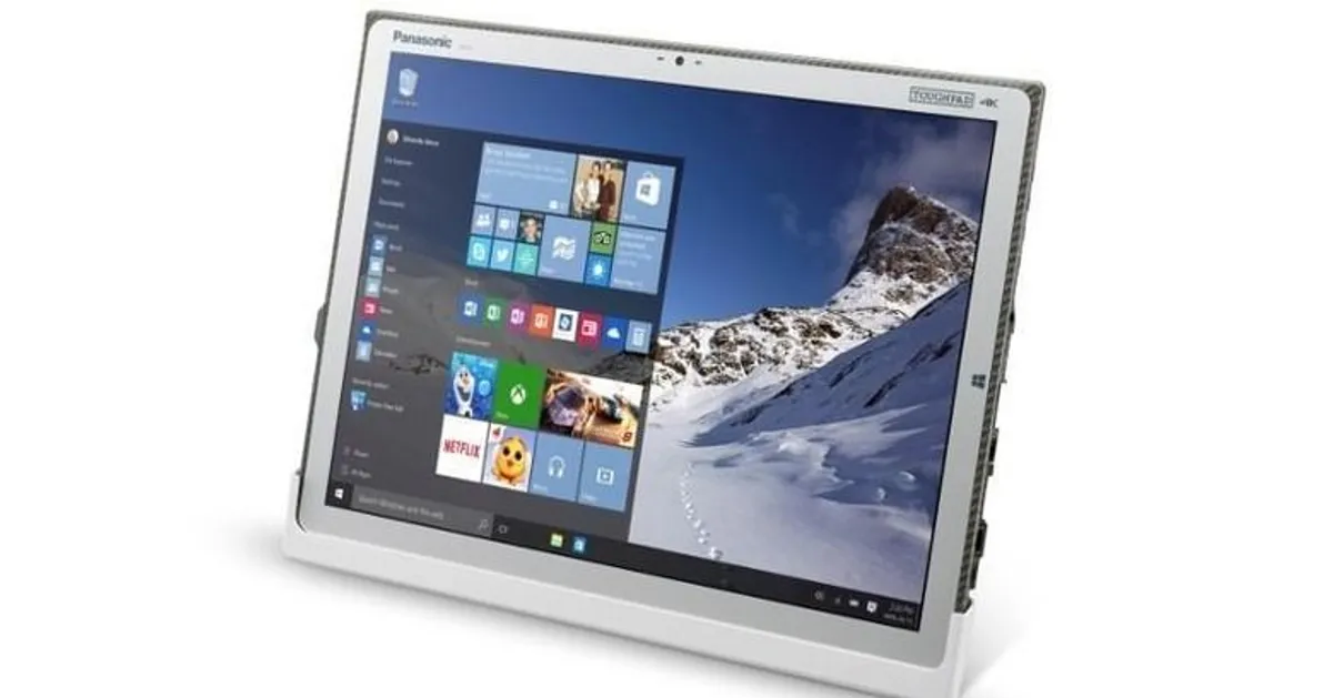 4k Panasonic Toughbook Fz-y1 20" Core I5 Ghz -  500gb Ssd - 8gb Ram Win10 Pro (touch) Lcd Tablet Pc - Image 1