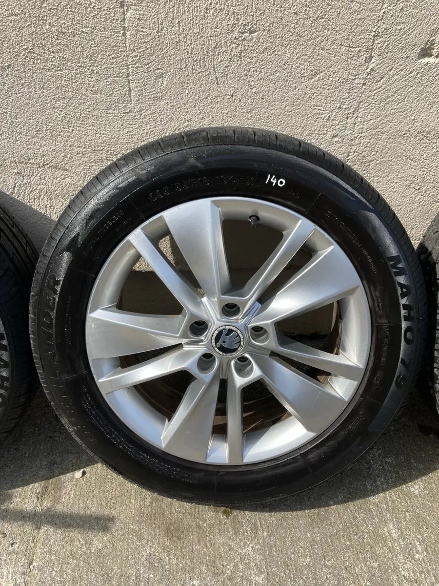 Lot 140 Skoda Seat Audi Vw alloys - Image 1
