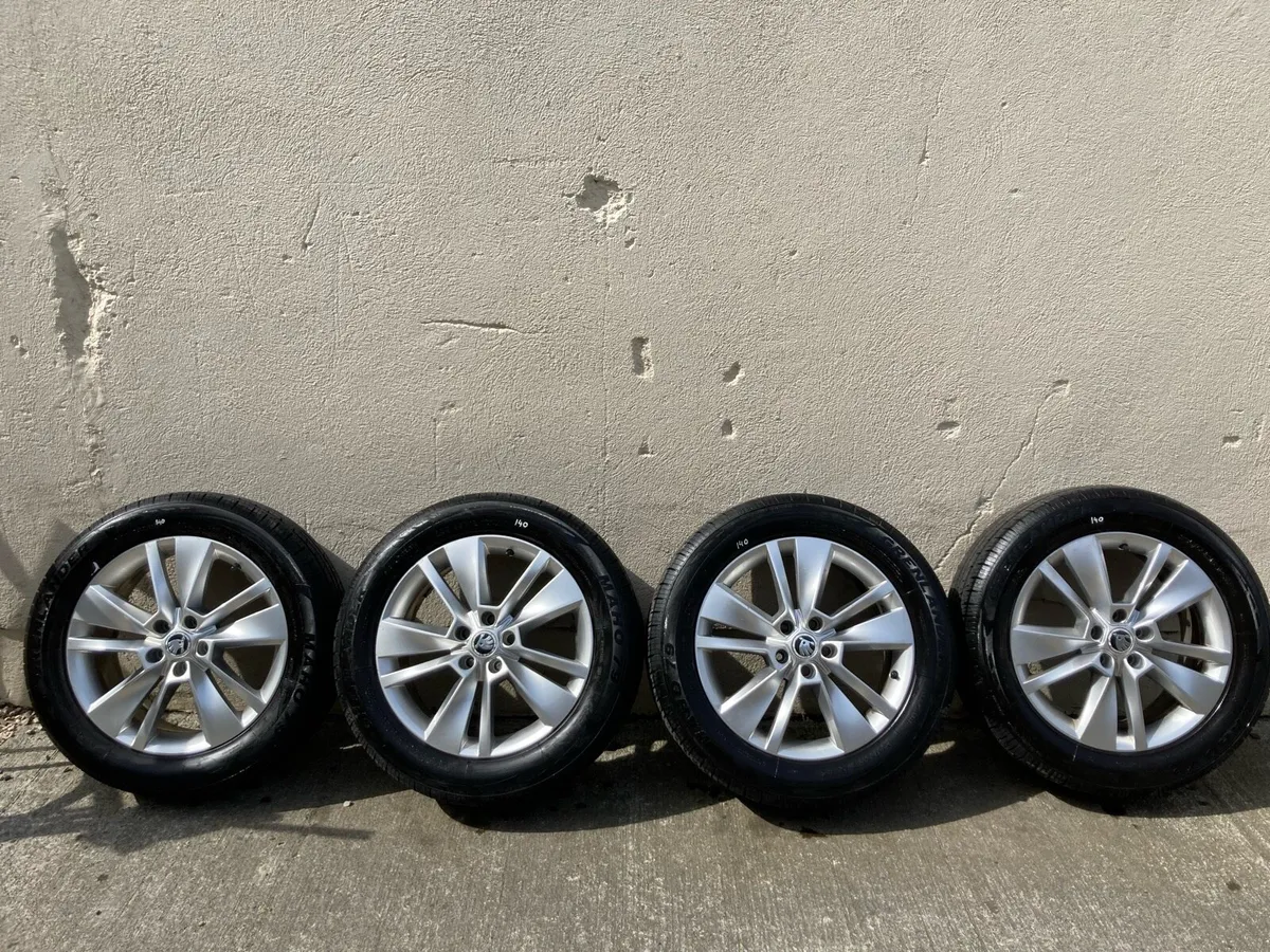 Lot 140 Skoda Seat Audi Vw alloys - Image 2