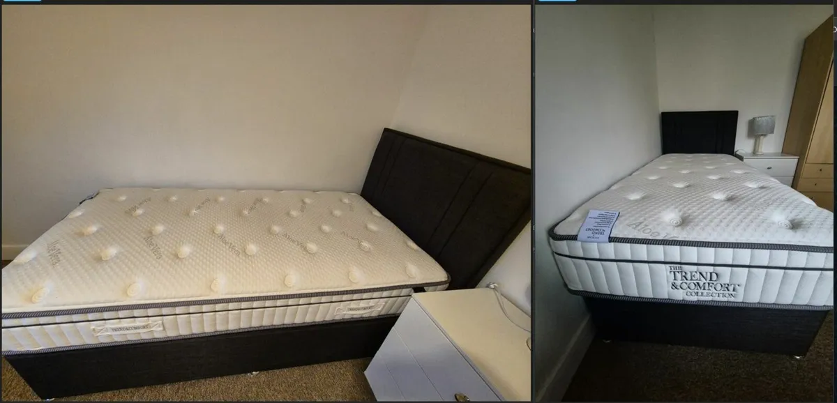single bed with matress - Image 1