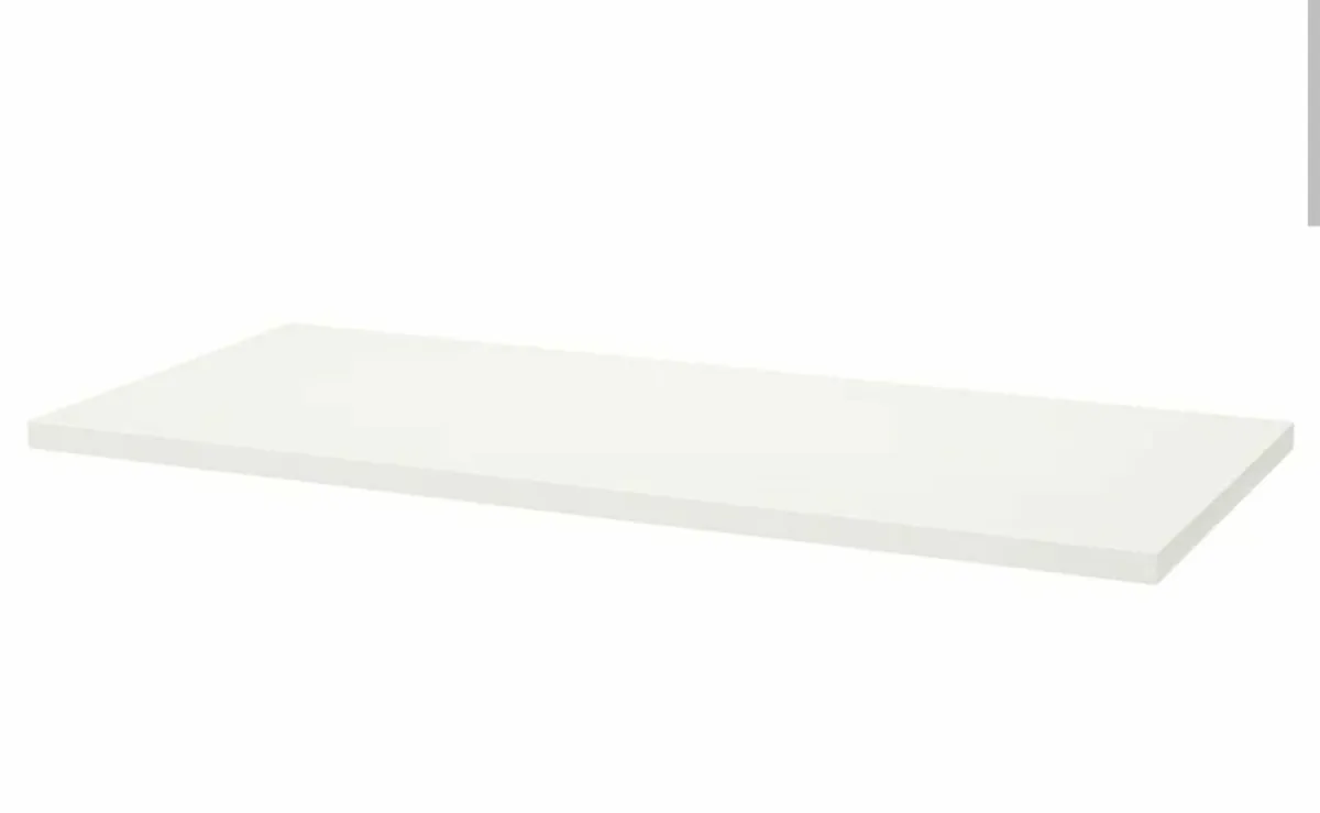 New Ikea Lagkapten White Table Top 140 x 60 - Image 1
