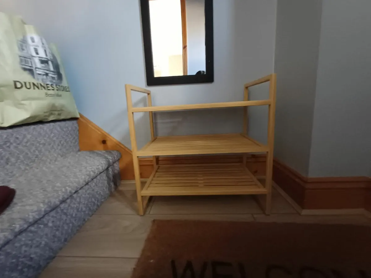 Ikea Bamboo shoe rack - Image 1