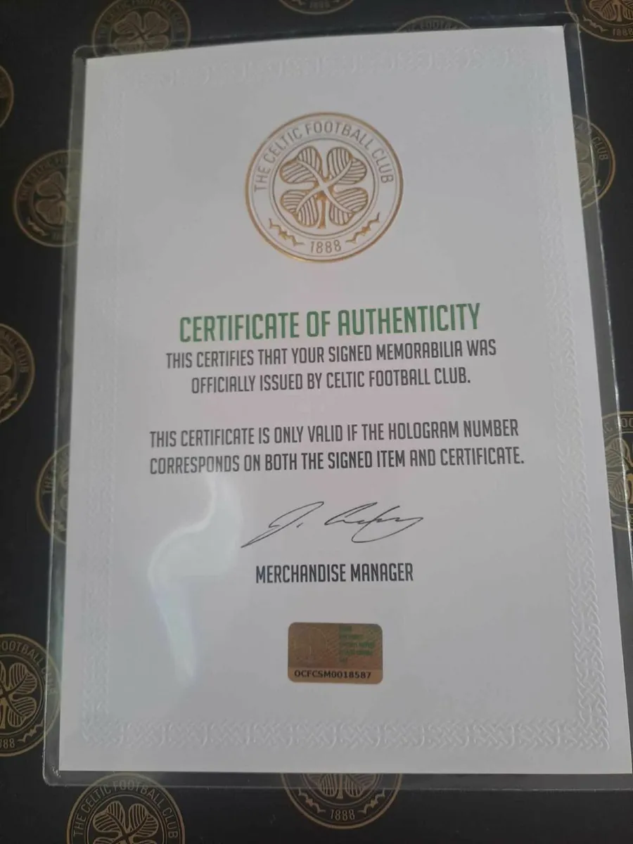 Signed Celtic jersey 24/25 season - Image 3