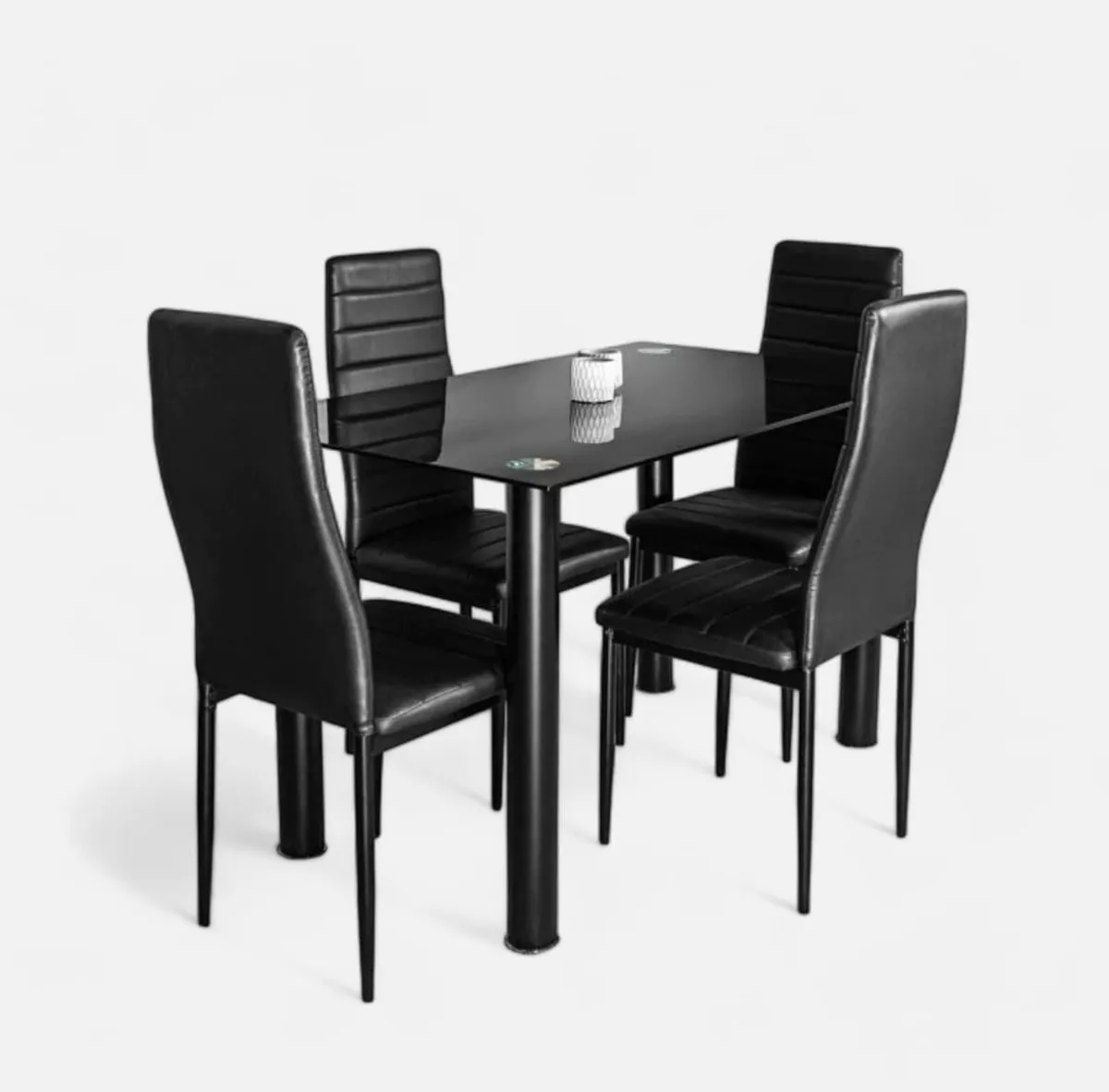 Modern Dining Set – 4 or 6 Chairs Included - Image 2