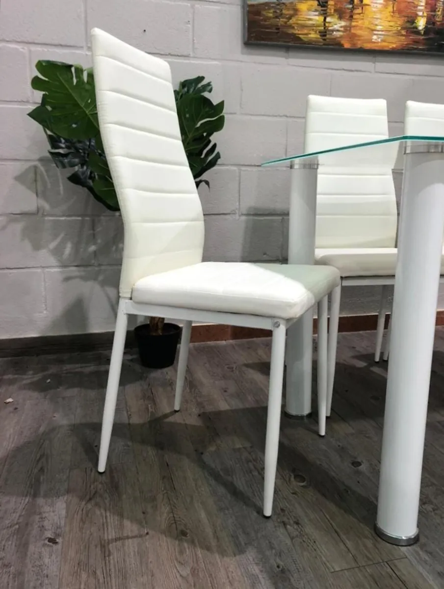 Glass Dining Table Set – Free Delivery - Image 4