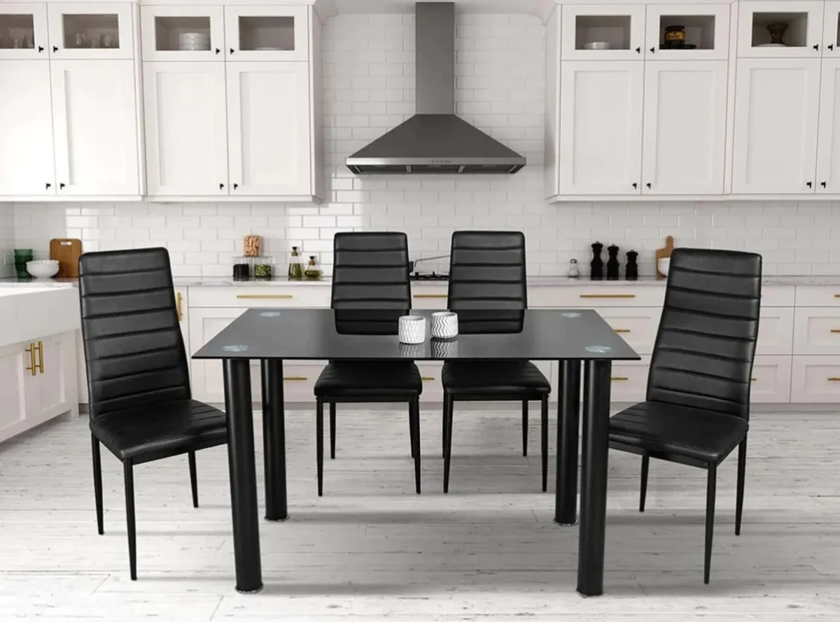 Glass Dining Table Set – Free Delivery - Image 2